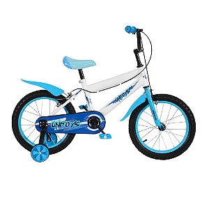 Bicicleta Infantil Aro 16 com Rodinha Removível - Branca