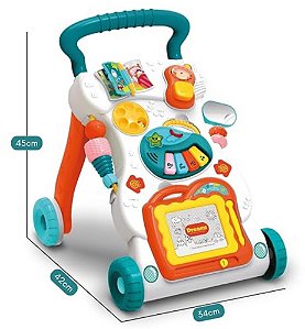 Andador Infantil Multifuncional com Musica- Branco