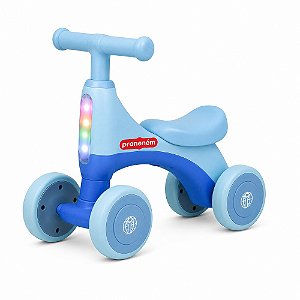 Bicicleta Infantil de Equilíbrio 4 Rodas - Azul