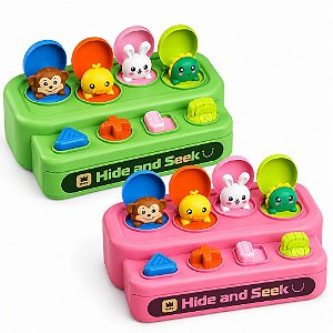 Brinquedo Esconde-Esconde Animais Para Bebês - Sortida