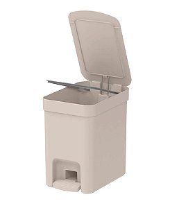 Lixeira com Pedal 6L - Bege