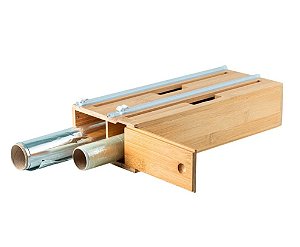 Organizador Madeira Cozinha para Rolos