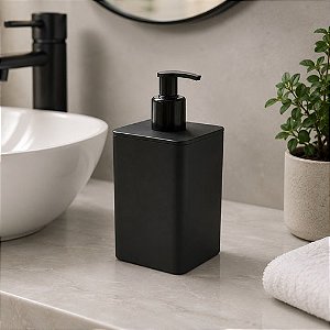 Dispenser para Sabonete Líquido Smile 350ml - Preto