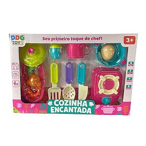Kit Cozinha Infantil Brinquedo Com Acessórios e Utensílios