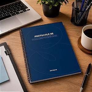Livro Protocolo de Correspondência 104 Folhas - Azul