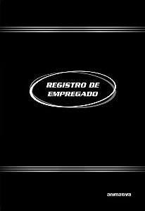 Livro Registro de Empregado 100 Folhas - Preta