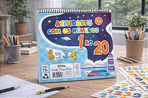 Caderno de Atividades Com Números 32 Folhas