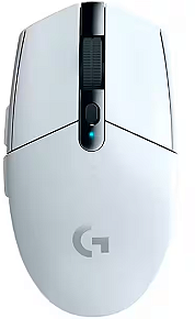 Mouse Gamer Sem Fio Logitech G305 LIGHTSPEED com 6 Botões Programáveis e Até 12.000 DPI - Branco CX 1 UN