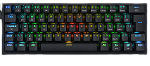 Teclado Gamer Redragon Bluetooth Mecânico Fizz Pro Rgb Switch Blue