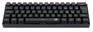 Teclado Mecânico Redragon Lakshmi Rainbow Switch Red K606r Cor de teclado Preto