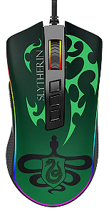 Mouse Gamer Redragon Harry Potter Sonserina, RGB, 12400 DPI, Sensor Pixart PMW3327, USB, Preto e Verde - HP-711S