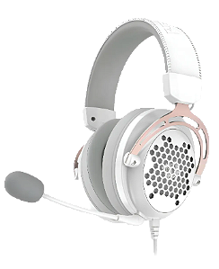 Headset Gamer Redragon Diomedes Conector 3.5mm H388-w Branco