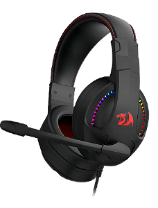 Headset Redragon Cronus Rgb 40mm Usb E P3 Preto - H211-rgb