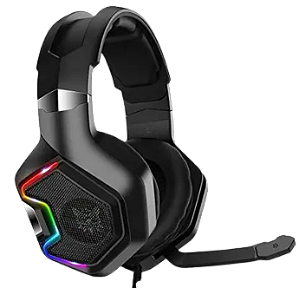 Fone headset rgb de ouvido knup kp-489