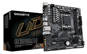 Placa Mãe Gigabyte B650m H Amd Am5 Ddr5 Cor Preto