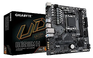 Placa Mãe Gigabyte B650m H Amd Am5 Ddr5 Cor Preto