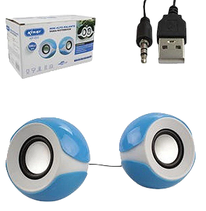 Caixa de Som Estéreo USB 10W para PC e Notebook – Som Envolvente, Compacta e Fácil de Usar