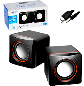 Mini Caixa de Som para PC e Notebook Envio Imediato - Atena