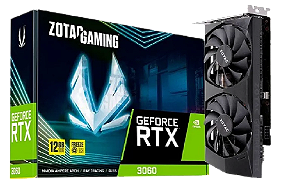 Placa De Video Zotac Geforce Rtx 3060, 12gb, Gddr6, 192-bit