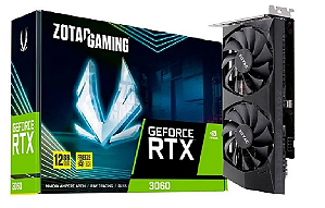 Placa De Video Zotac Geforce Rtx 3060, 12gb, Gddr6, 192-bit