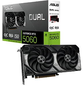 Placa de vídeo Asus Rtx 5060 8gb Dual Gdr7 de 128 bits