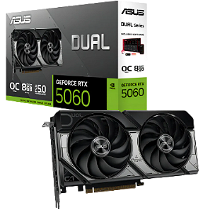 Placa de vídeo Asus Rtx 5060 8gb Dual Gdr7 de 128 bits