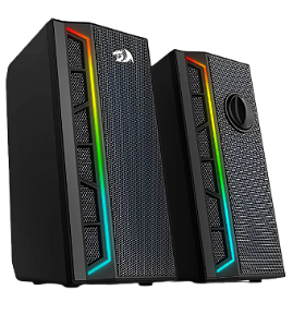 Caixa De Som Gamer Redragon Calliope Rgb Preto Preto