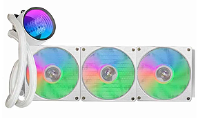 Water Cooler 360mm – MULTICOLOR – WACT WHITE (Gaming master)