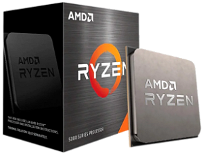 PROCESSADOR AMD RYZEN 7 5700X 3.4GHz (TURBO 4.6GHz) 32MB CACHE AM4 100-100000926WOF, Cerâmica cinza
