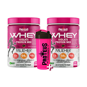 Whey Protein Mulher 1kg + Shaker
