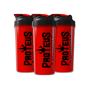 3x Shakers (Coqueteleira) para Suplementos - Proteus Supplements
