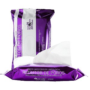 MAX LOVE - LENÇO FACIAL REDUTOR DE POROS