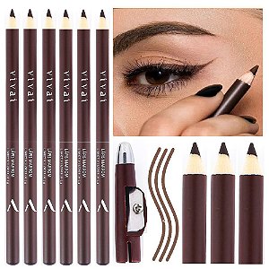 VIVAI - LAPIS DE OLHO MARROM COM APONTADOR