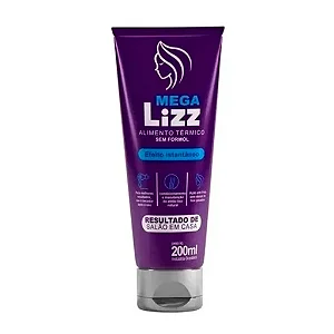 megalizz 200 ml progressiva de chuveiro natural