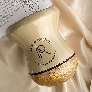 Cuia de Chimarrão Madeira Nude Personalizada