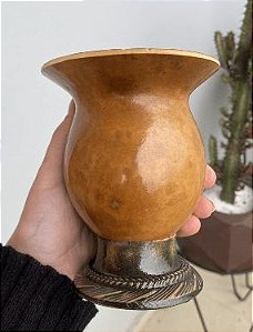Cuia de Chimarrão Porongo Pé Massa