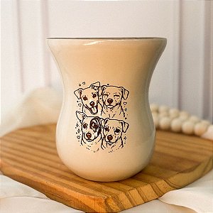 Cuia de Chimarrão Madeira Nude Inteira Personalizada