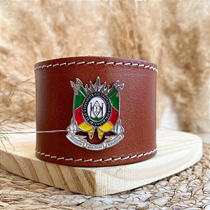 Porta Cuia Costurado em Couro Premium