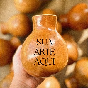 Cuia de Chimarrão Personalizada Porongo Getulinho