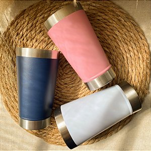 Copo Térmico Inox com Tampa e Abridor 473ML