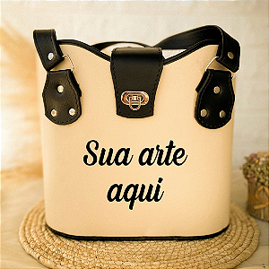 Mateira de Chimarrão Courino Bolsa Bege 1L Personalizada