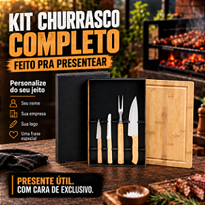 kit Churrasco 5 Peças Personalizado