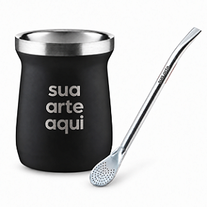 Kit Terere Personalizado - Cuia Térmica e Bomba