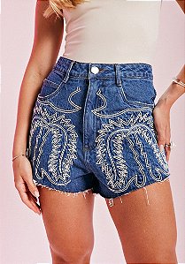 Shorts Bordado Lines