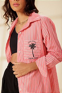 Camisa Listras Palm Club