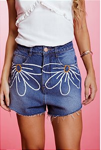 Short Jeans Flowers