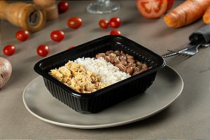 Frango Desfiado com Feijão