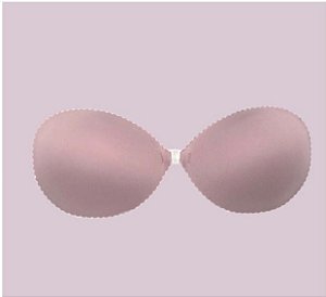 SUTIÃ SILICONE SERRILHADO CHOCOLATE 42