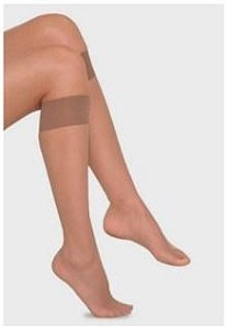 MEIA LOBA 3/4 BÁSICA FIO 20 NATURAL PEACH TAMANHO ÚNICO