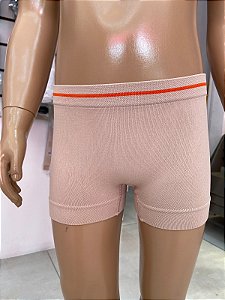 CALCINHA LOBINHA BOXER SEM COSTURA NATURAL PEACH GG